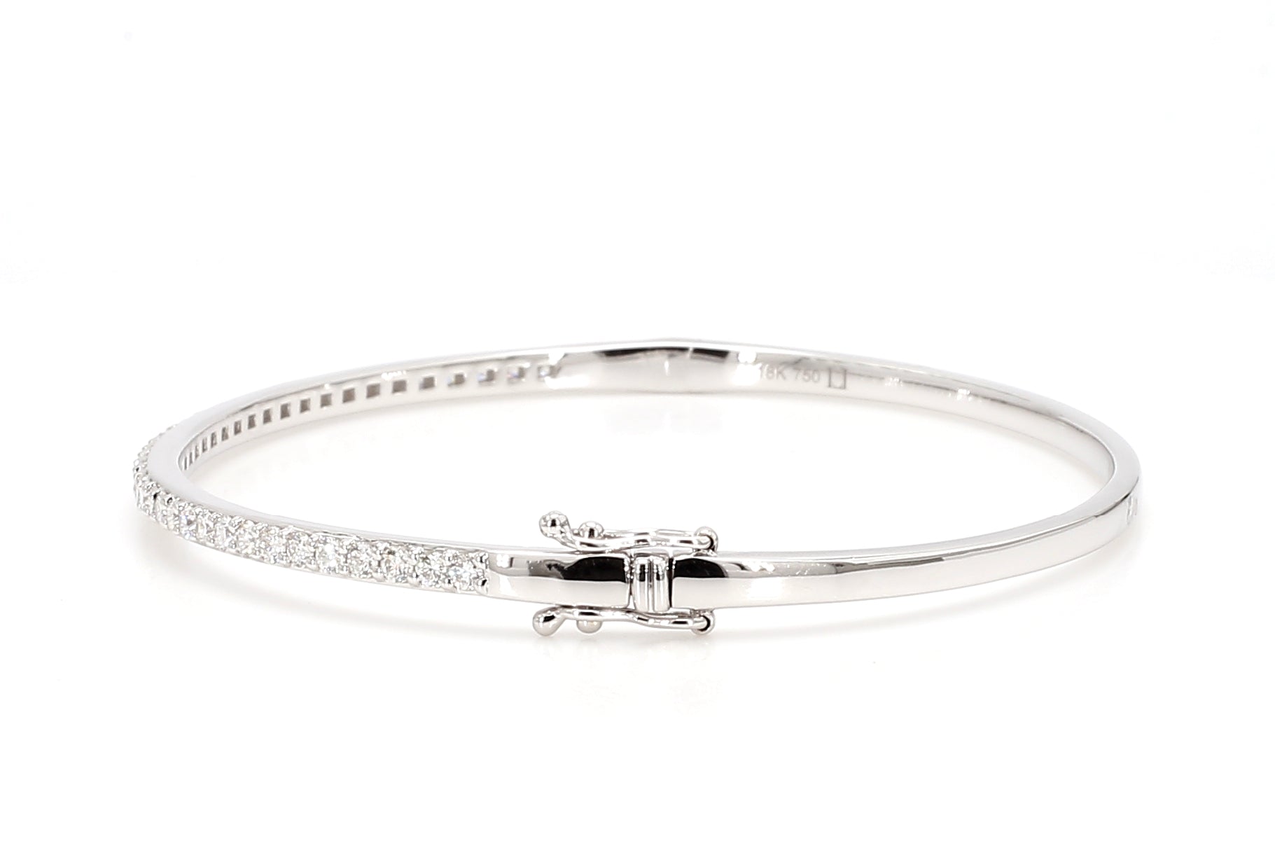 Natural White Round Diamond Bracelet