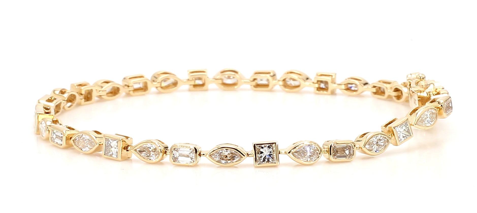 Natural White Mix Diamond Bracelet