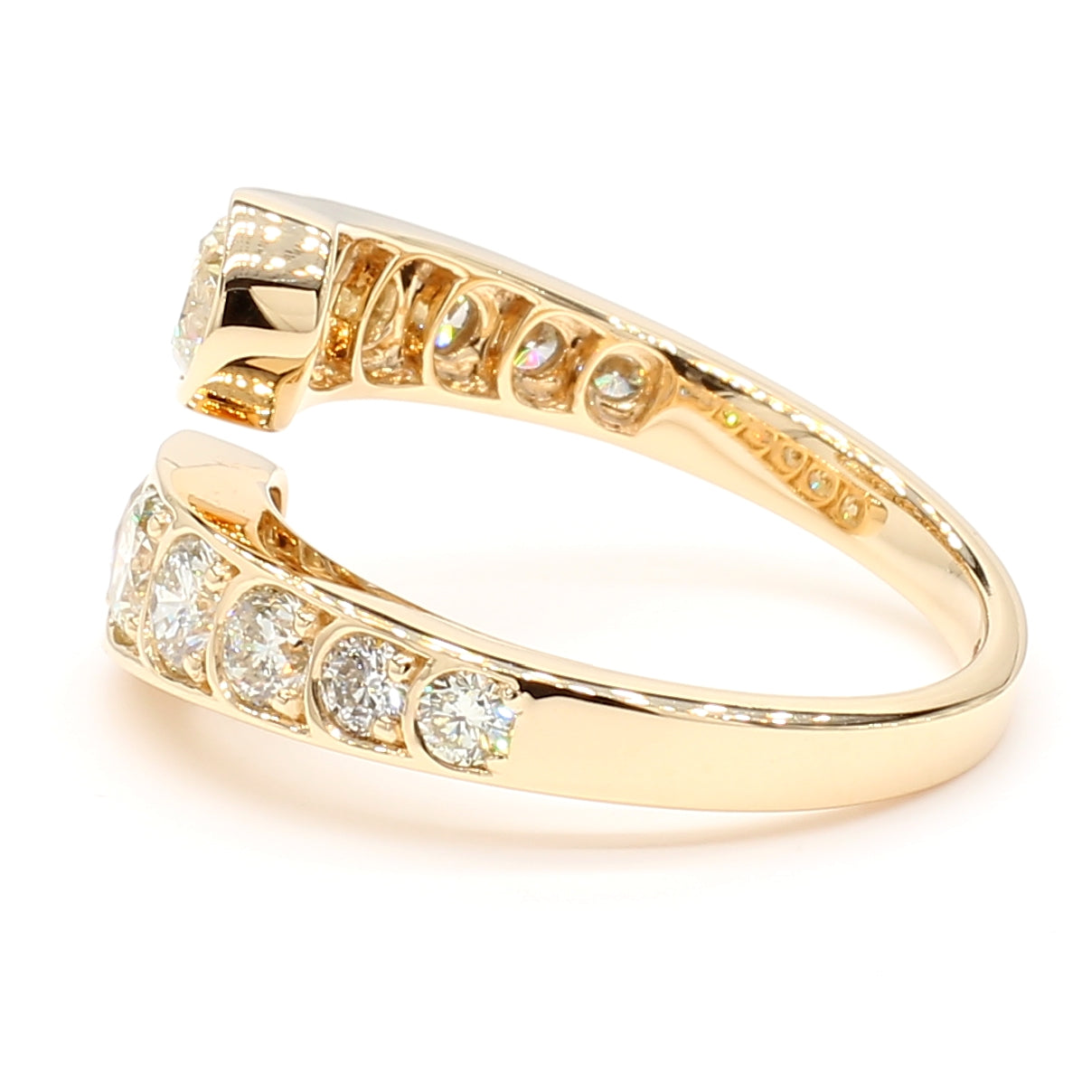 Natural White Round Diamond Ring