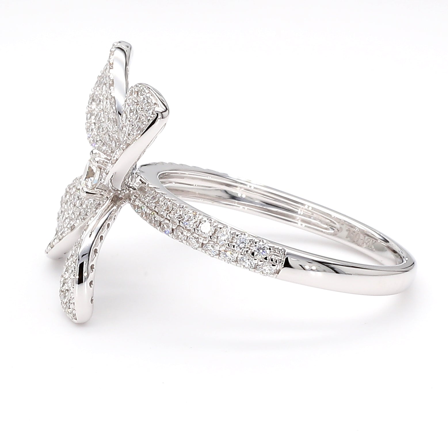 Natural White Round Diamond Ring