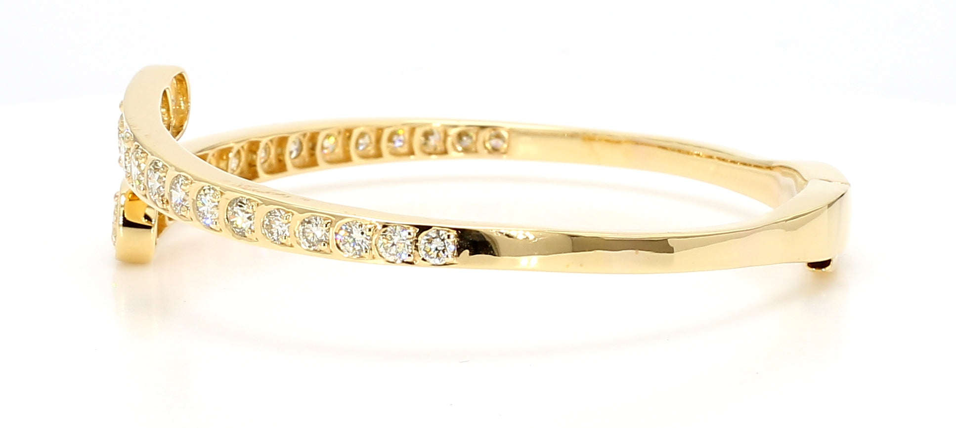 Natural White Round Diamond Bracelet