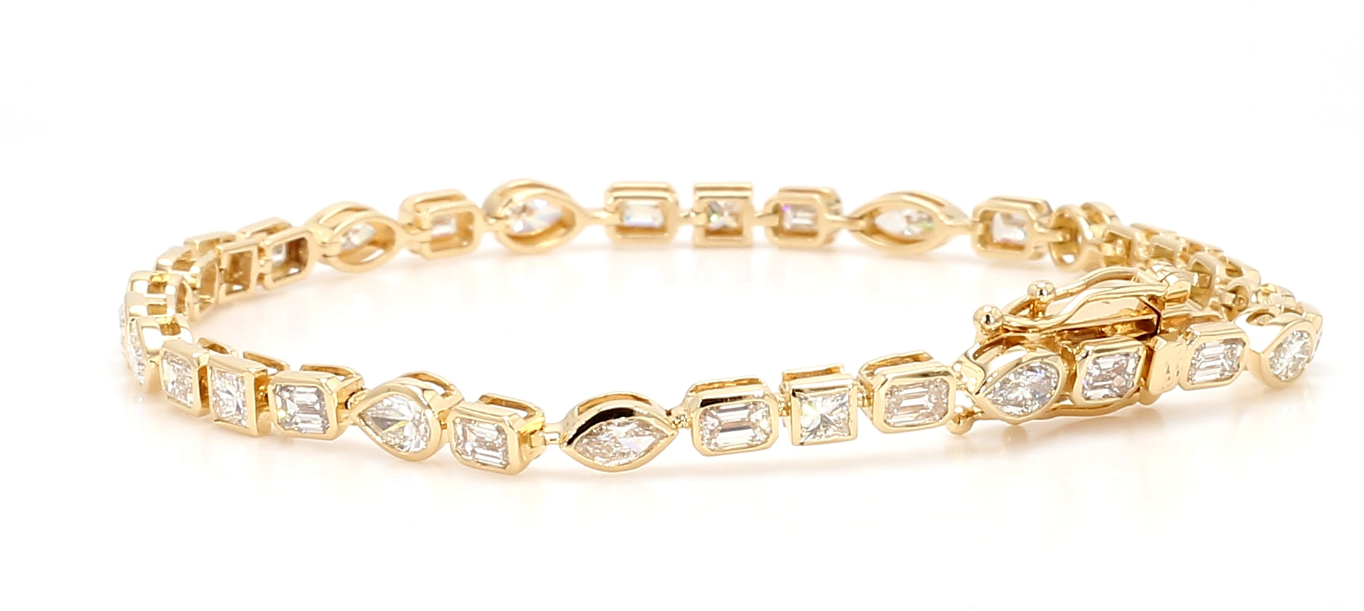 Natural White Mix Diamond Bracelet