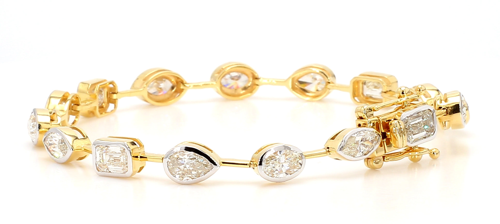 Natural White Mix Diamond Bracelet