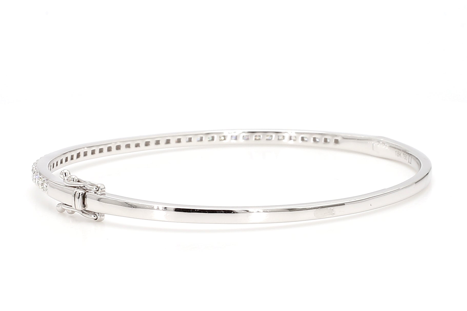 Natural White Round Diamond Bracelet