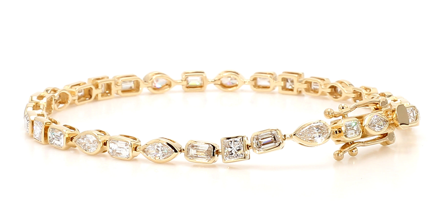 Natural White Mix Diamond Bracelet