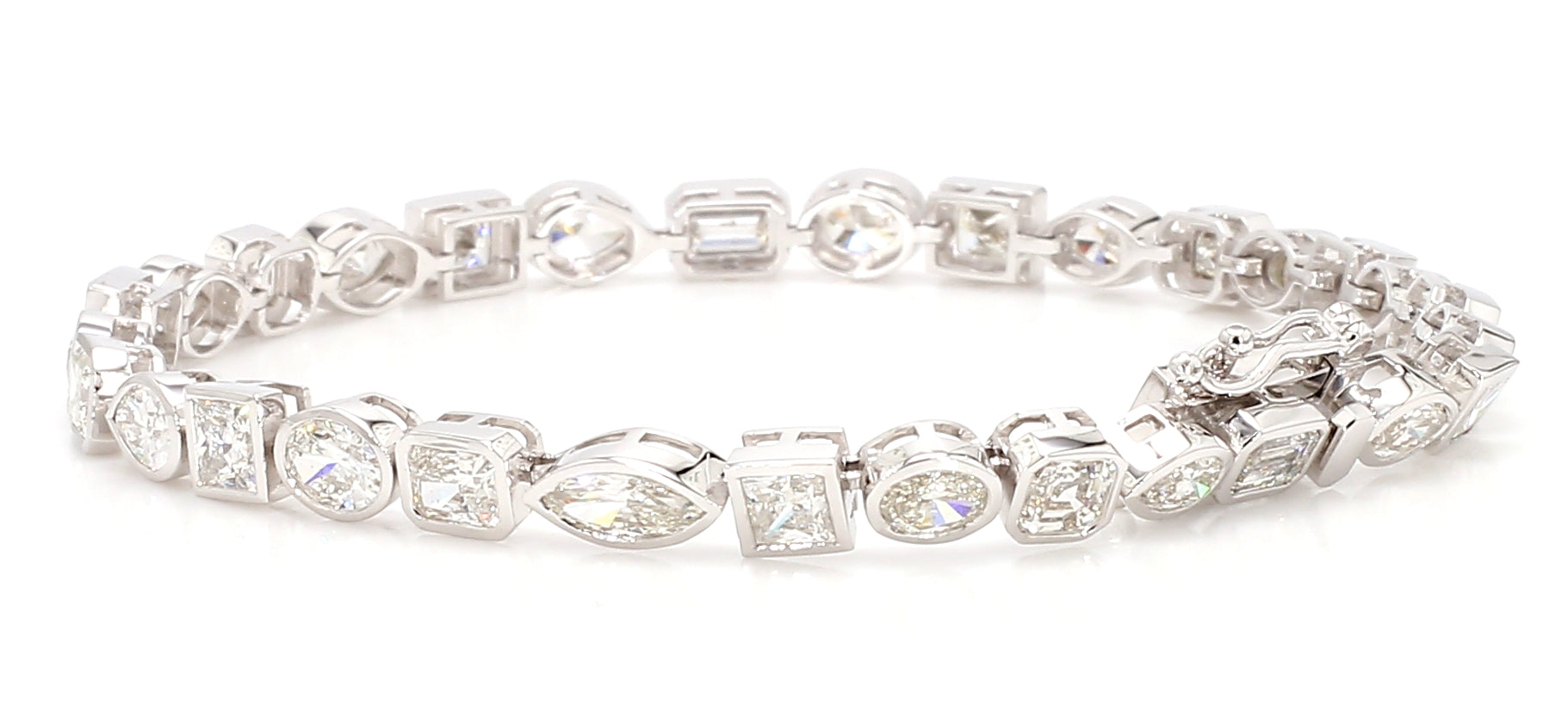 Natural White Mix Diamond Bracelet