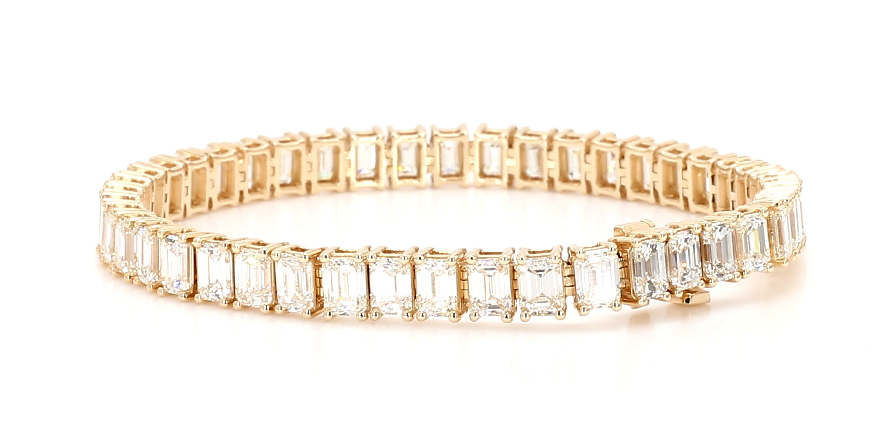 Natural White Emerald Diamond BRACELET
