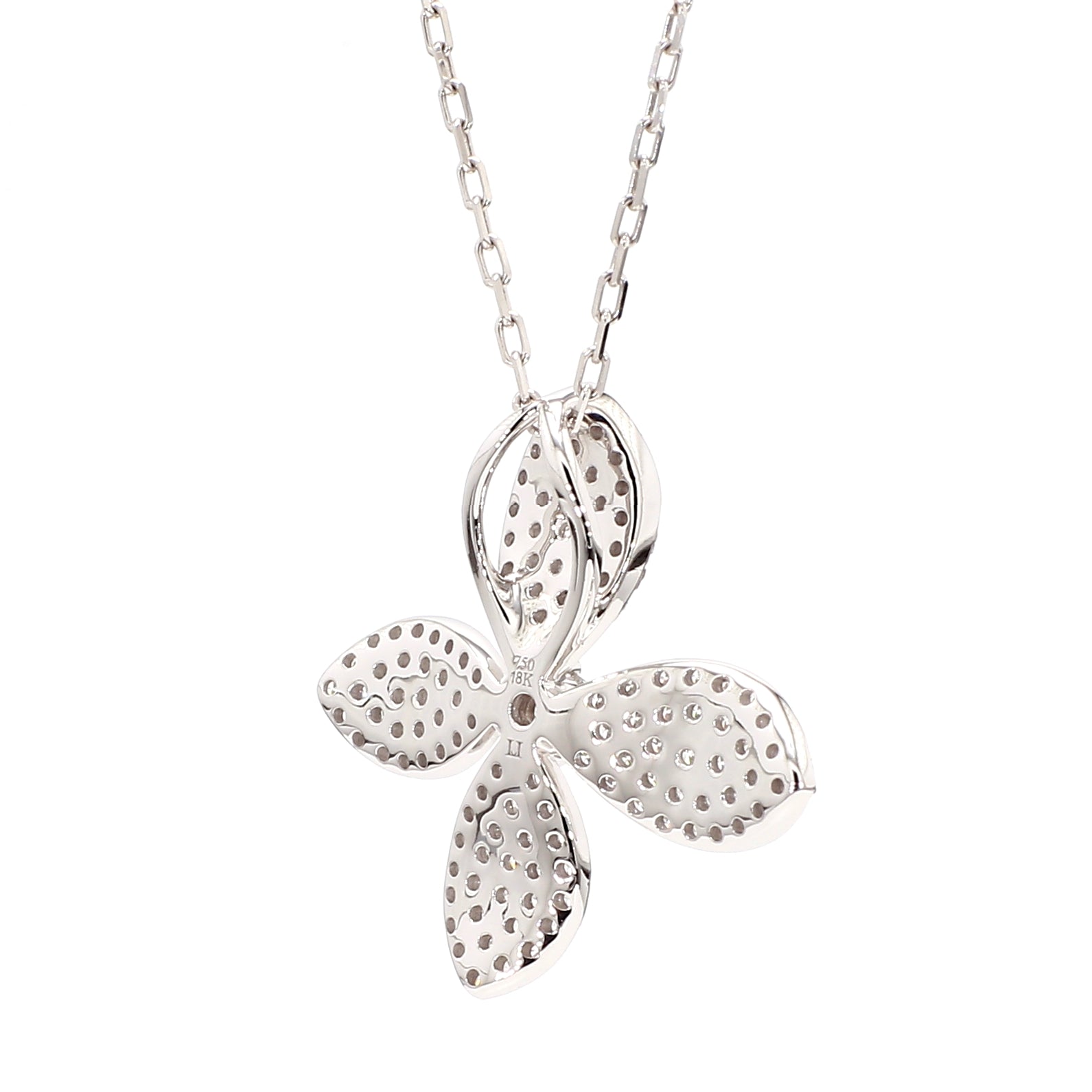 Natural White Round Diamond Pendant