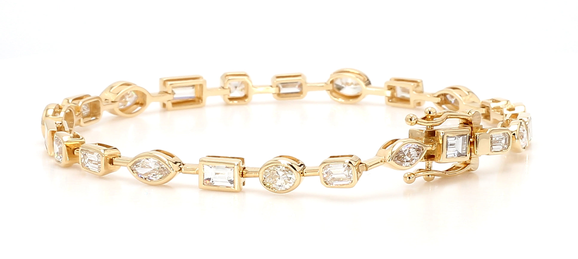 Natural White Mix Diamond Bracelet