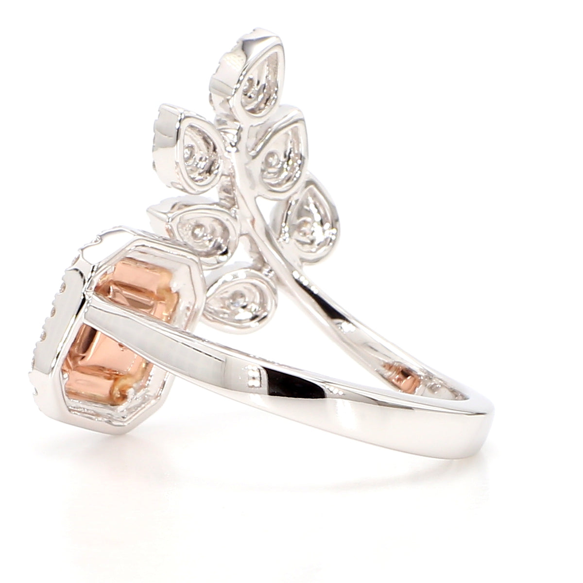 Natural Pink Radiant Diamond Ring | GIA Certified