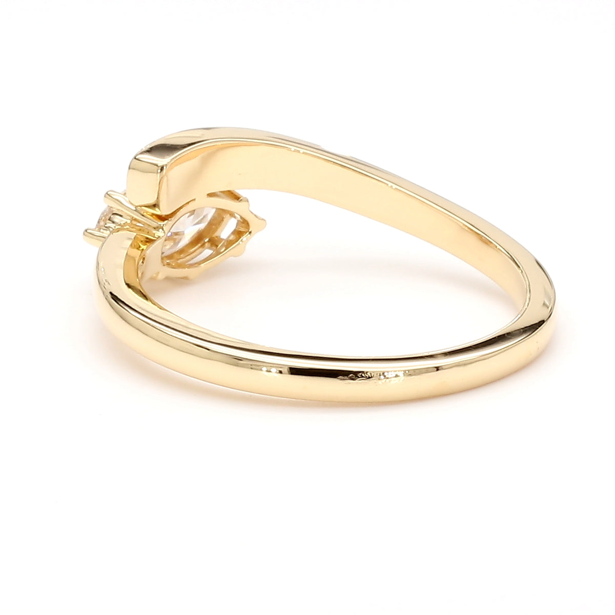Natural White Marquise Diamond Ring