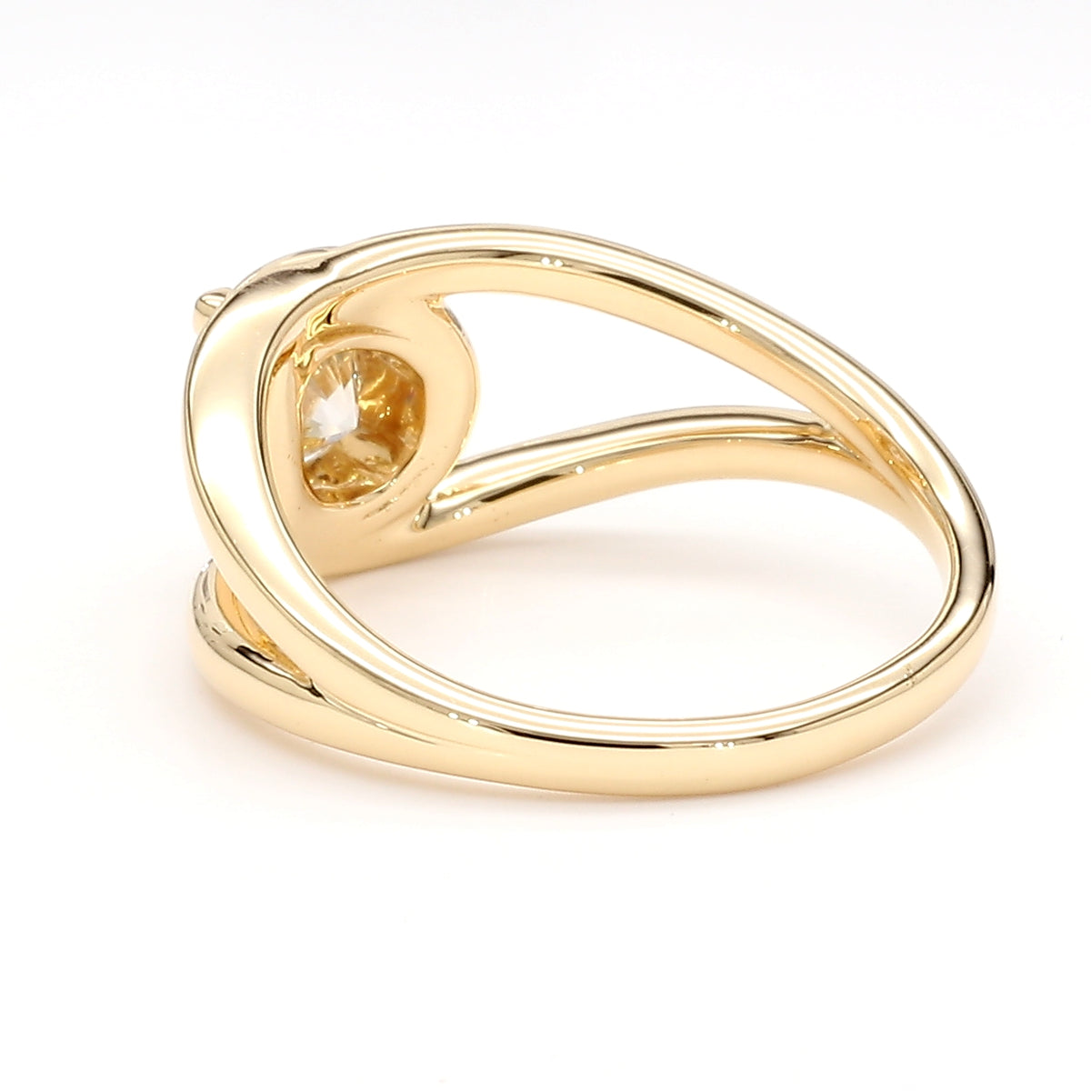Natural White Pear Diamond Ring