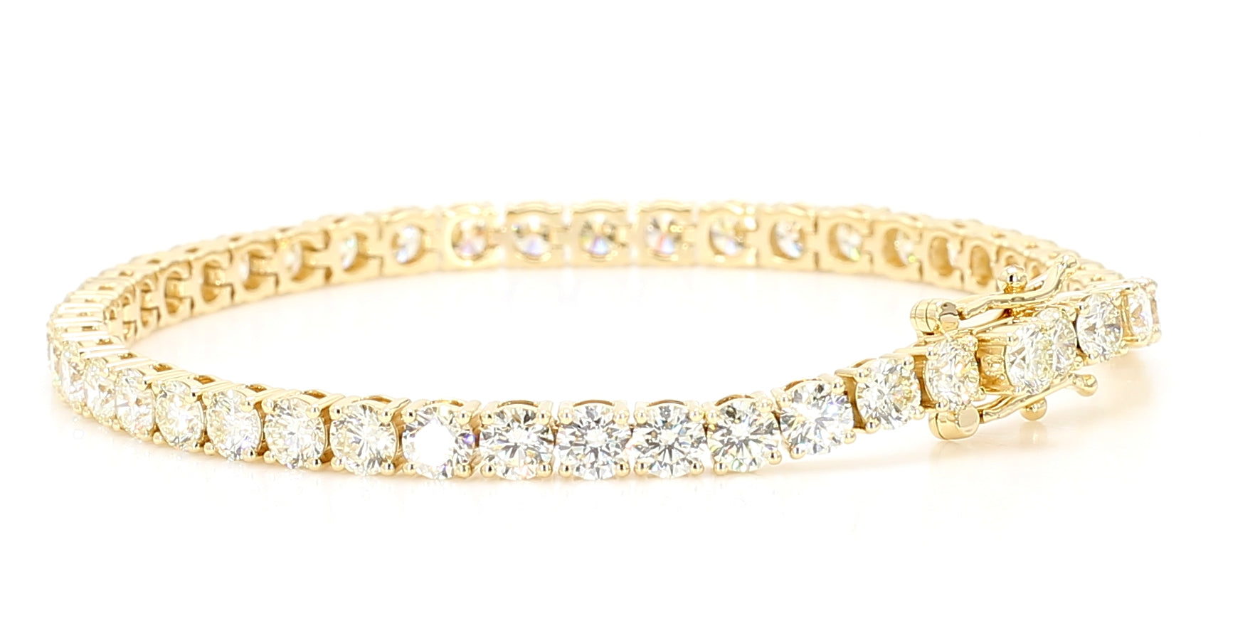 Natural White Round Diamond Bracelet