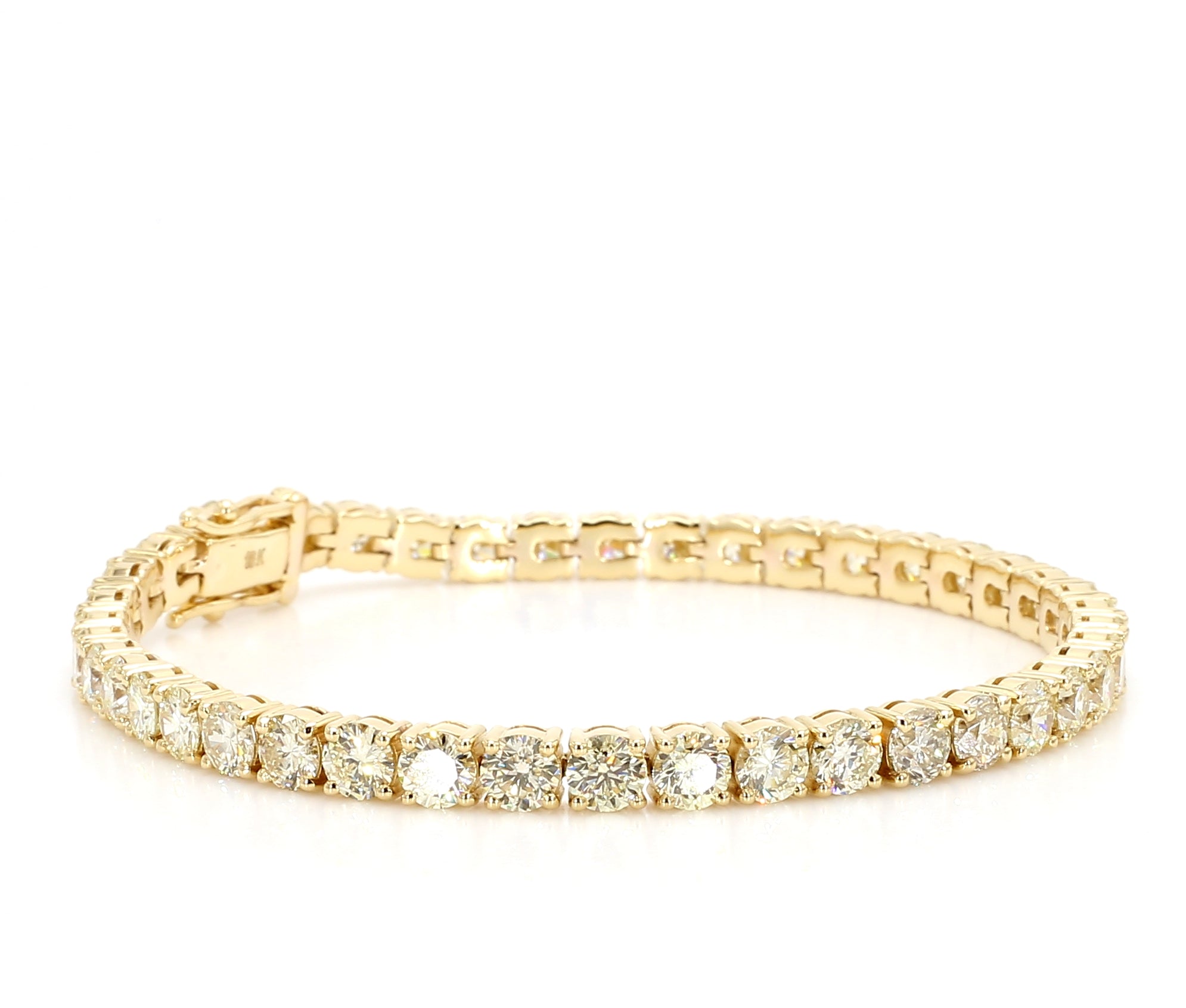 Natural White Round Diamond Bracelet