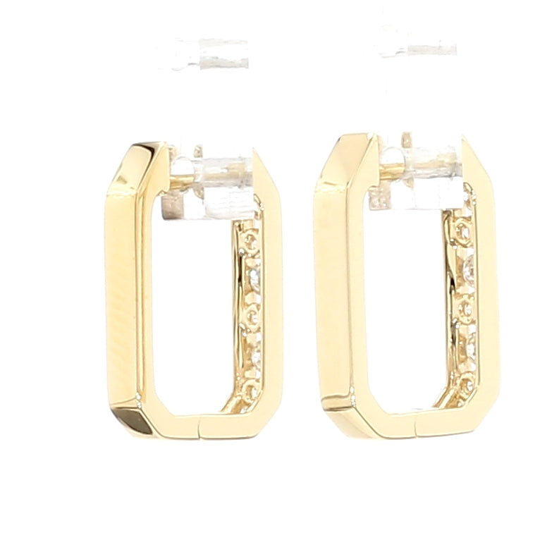 Natural White Round Diamond EARRING