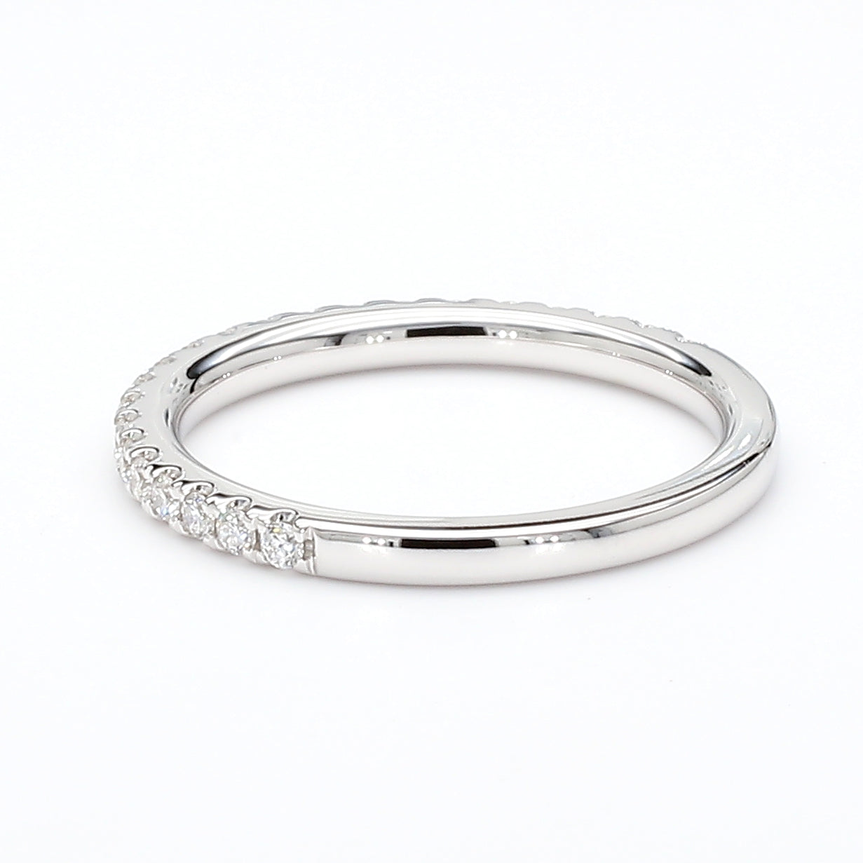 Natural White Round Diamond Ring