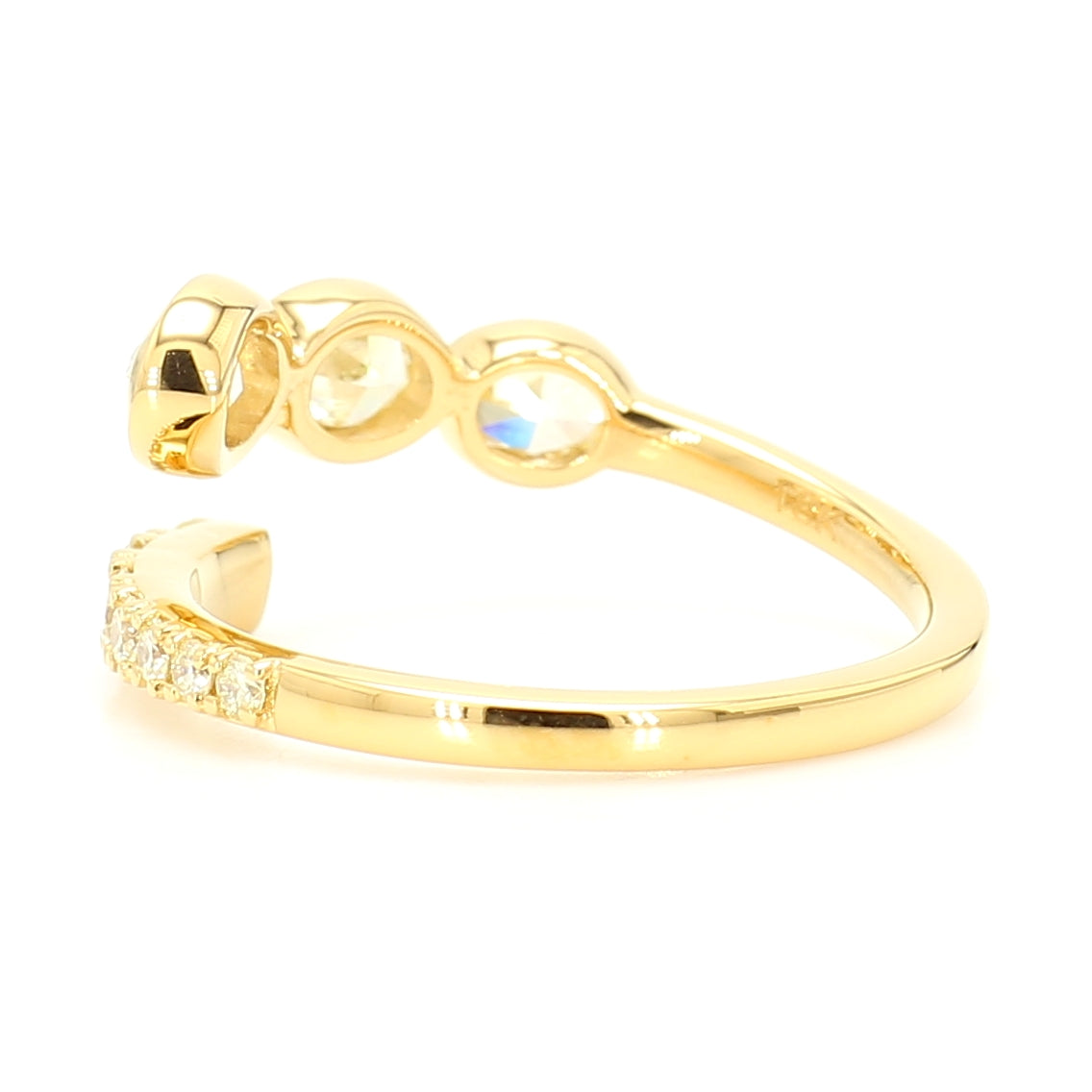 Natural Yellow Oval Diamond Ring
