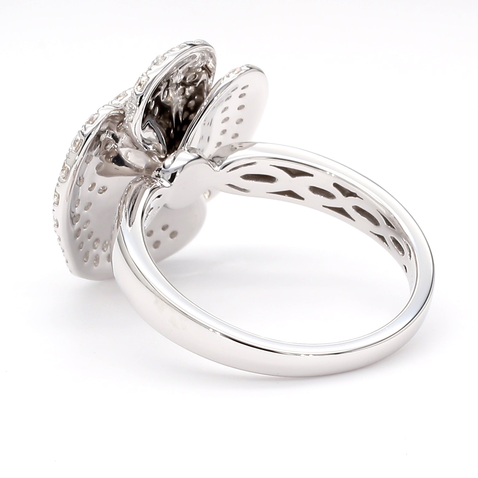 Natural White Round Diamond Ring