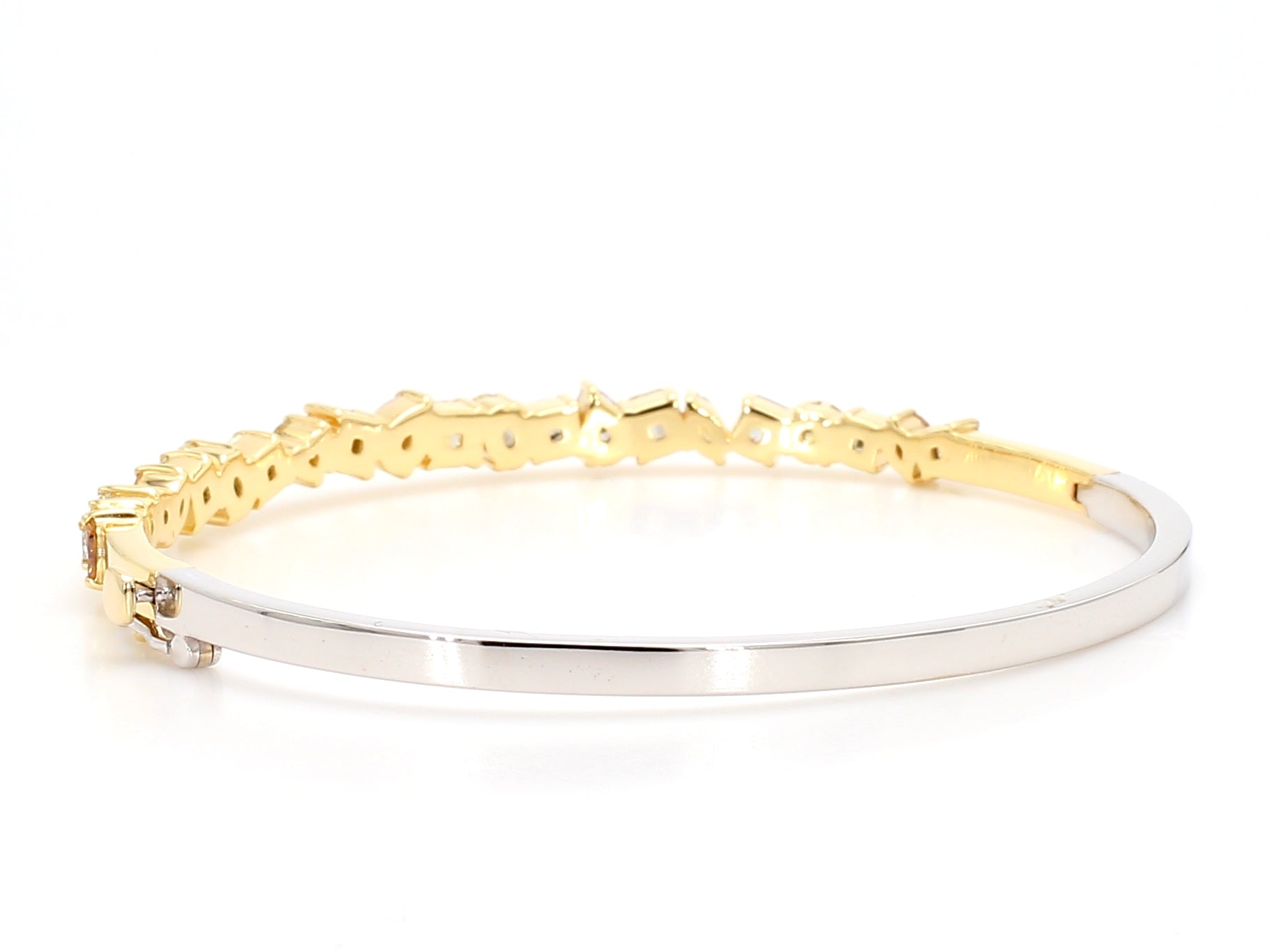 Natural Yellow Radiant Diamond Bracelet