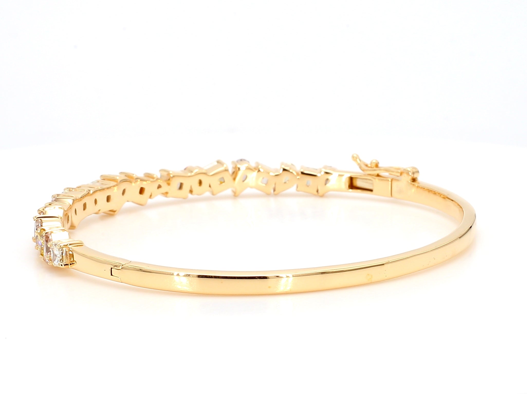 Natural Pink Pear Diamond Bracelet