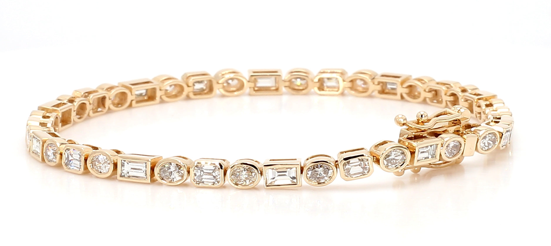 Natural White Mix Diamond Bracelet