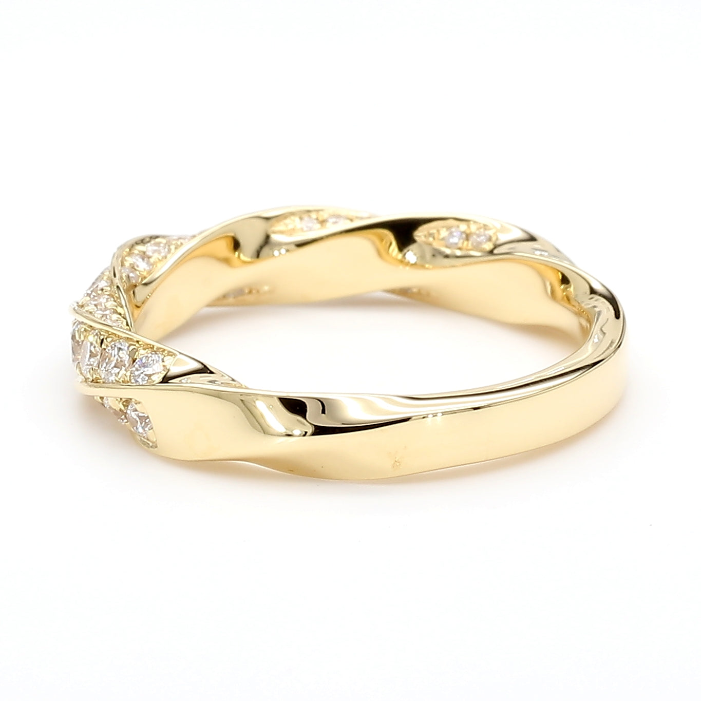 Natural White Diamond Band