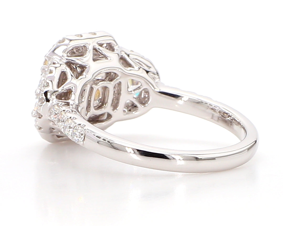 Natural Yellow Radiant Diamond Ring GIA Certified product image 4