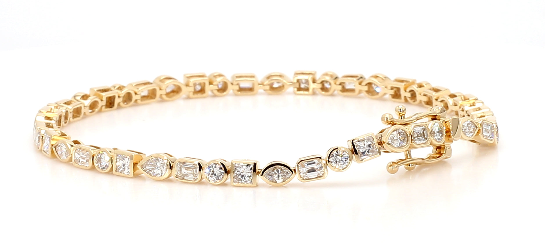 Natural White Mix Diamond Bracelet