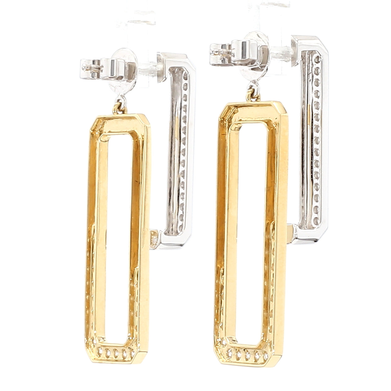 Natural White Round Diamond EARRING