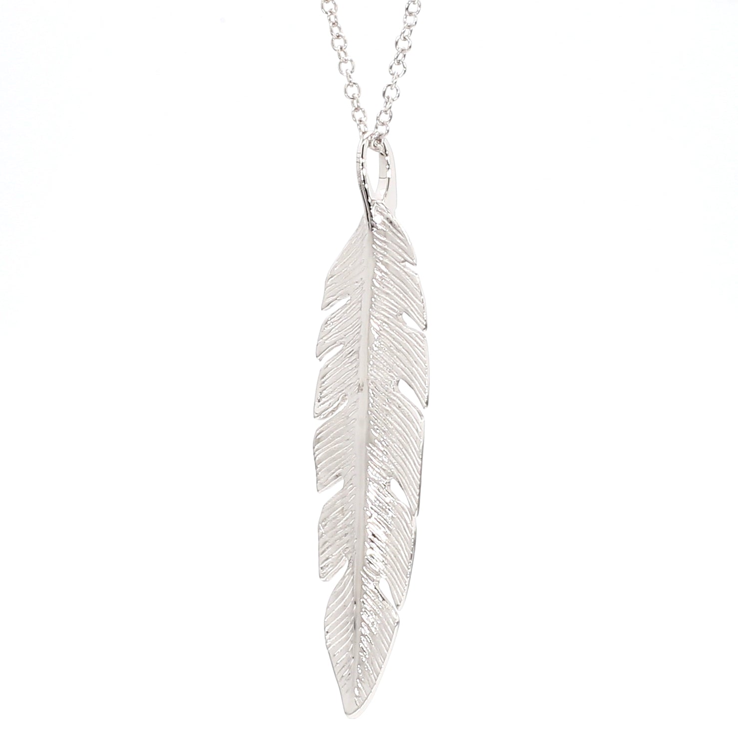 Natural White Round Diamond Necklace