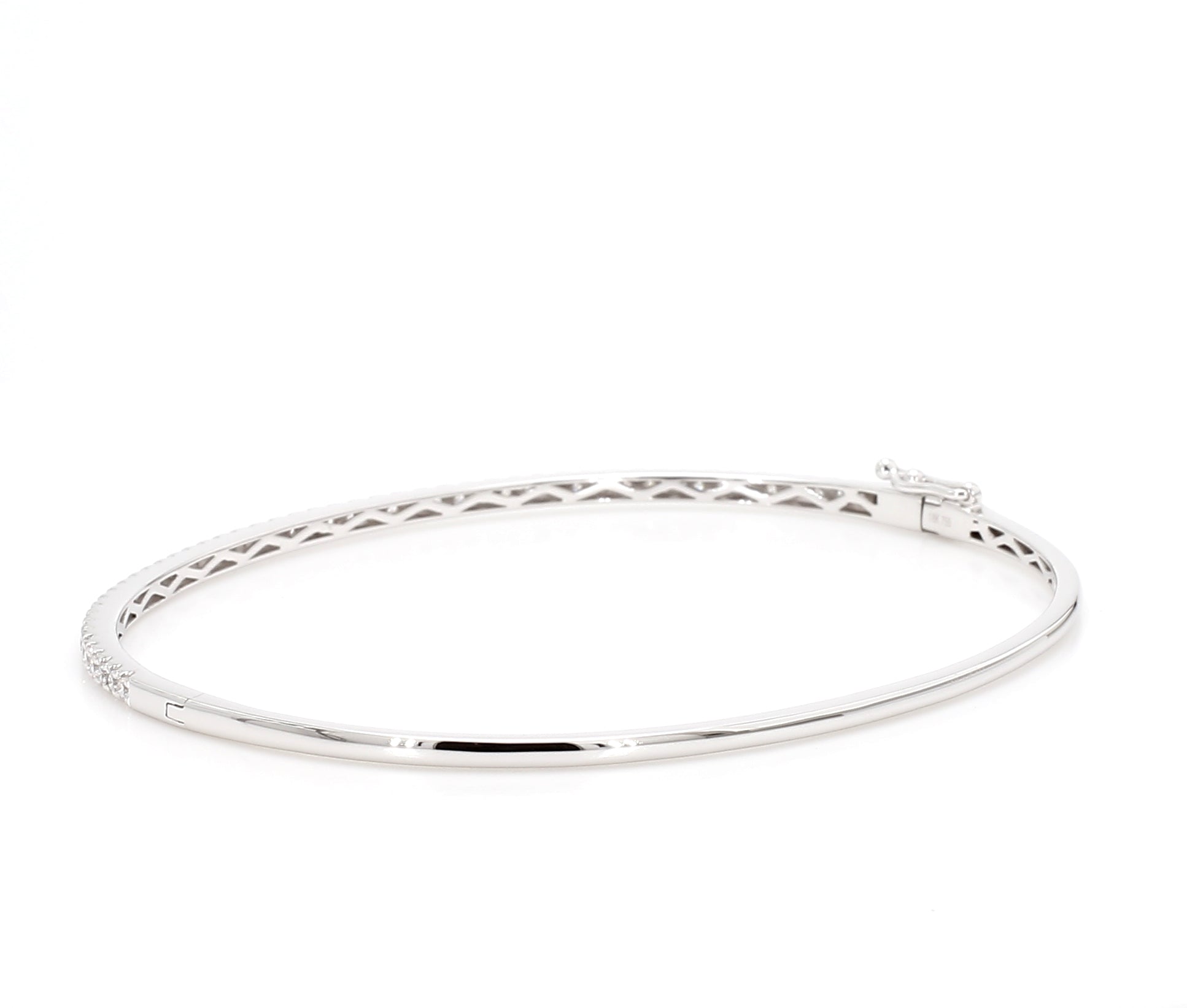 Natural White Round Diamond Bracelet