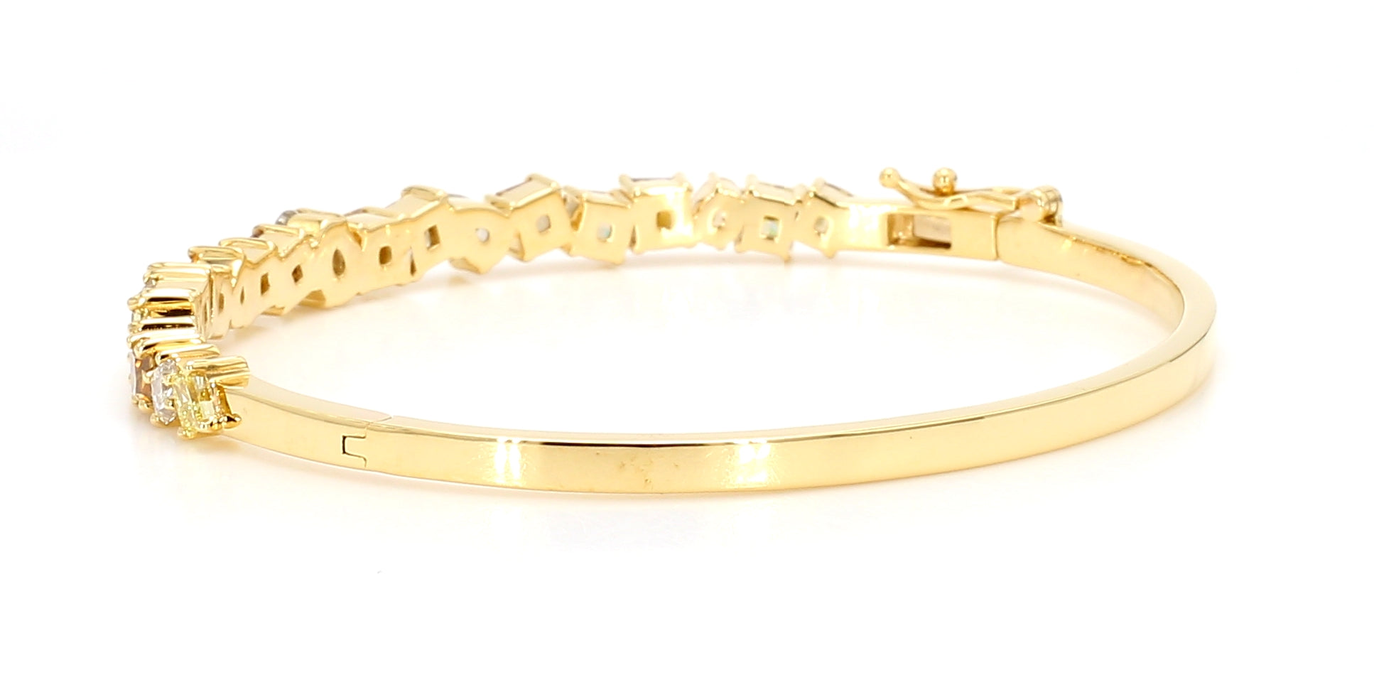 Natural Mix Radiant Diamond Bracelet