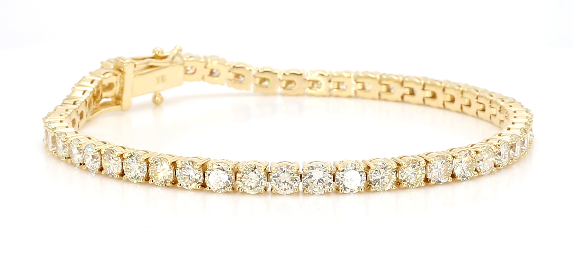 Natural White Round Diamond Bracelet