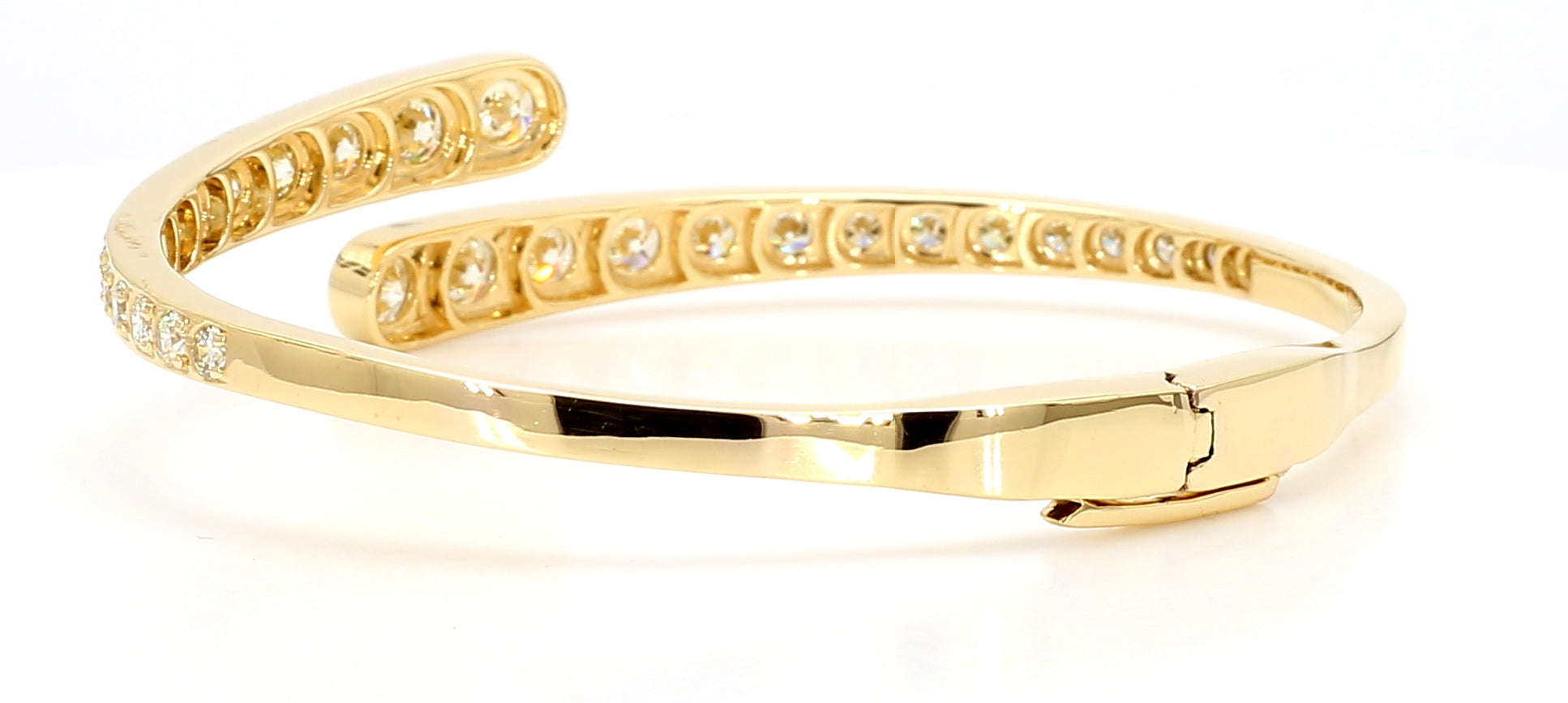 Natural White Round Diamond Bracelet