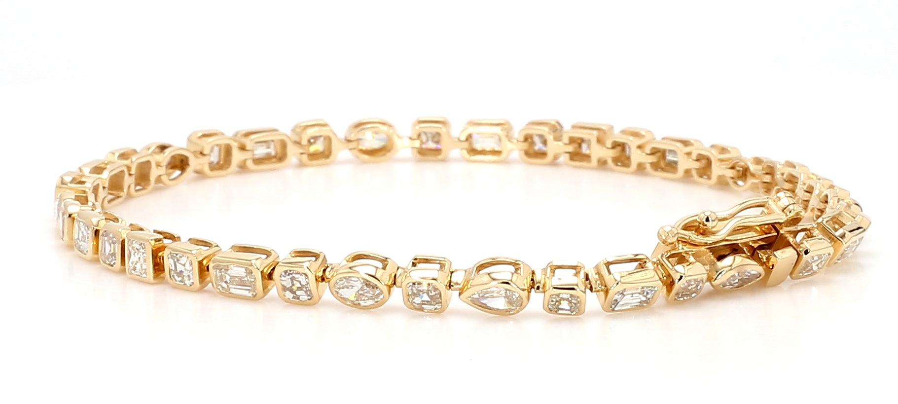 Natural White Mix Diamond Bracelet