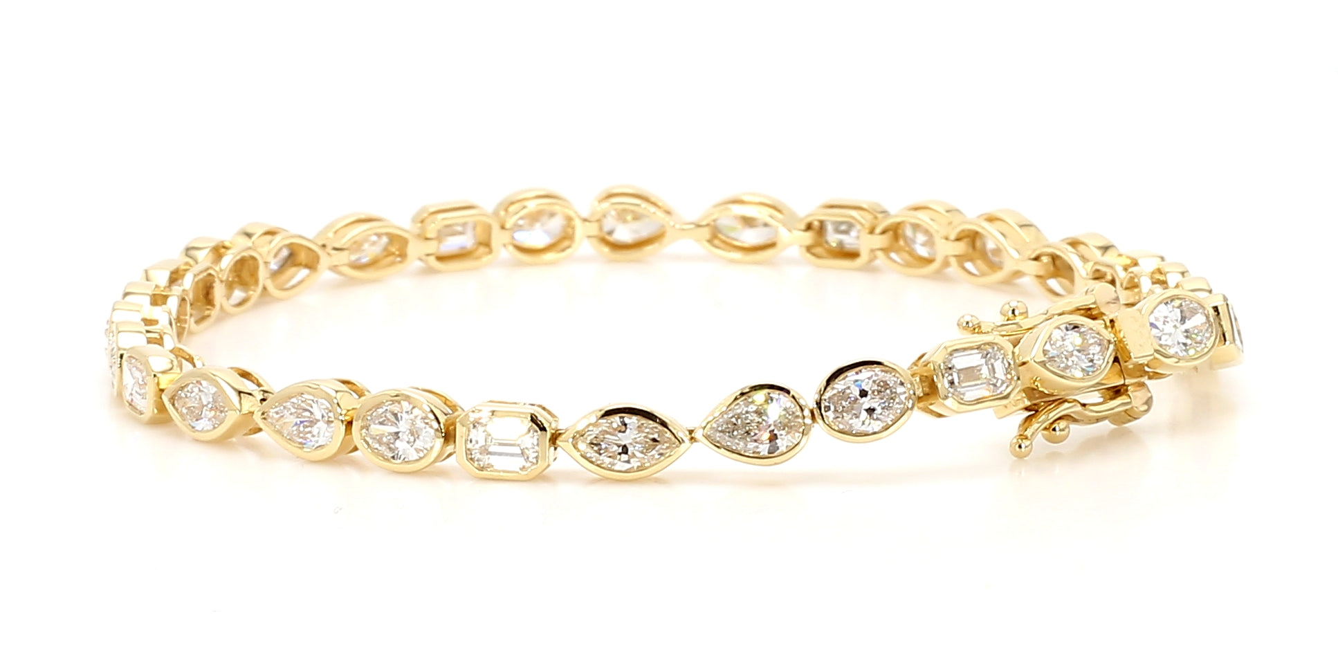 Natural White Marquise Diamond Bracelet
