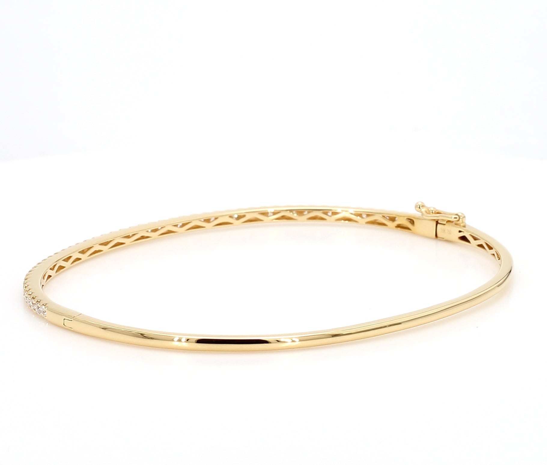Natural White Round Diamond Bracelet