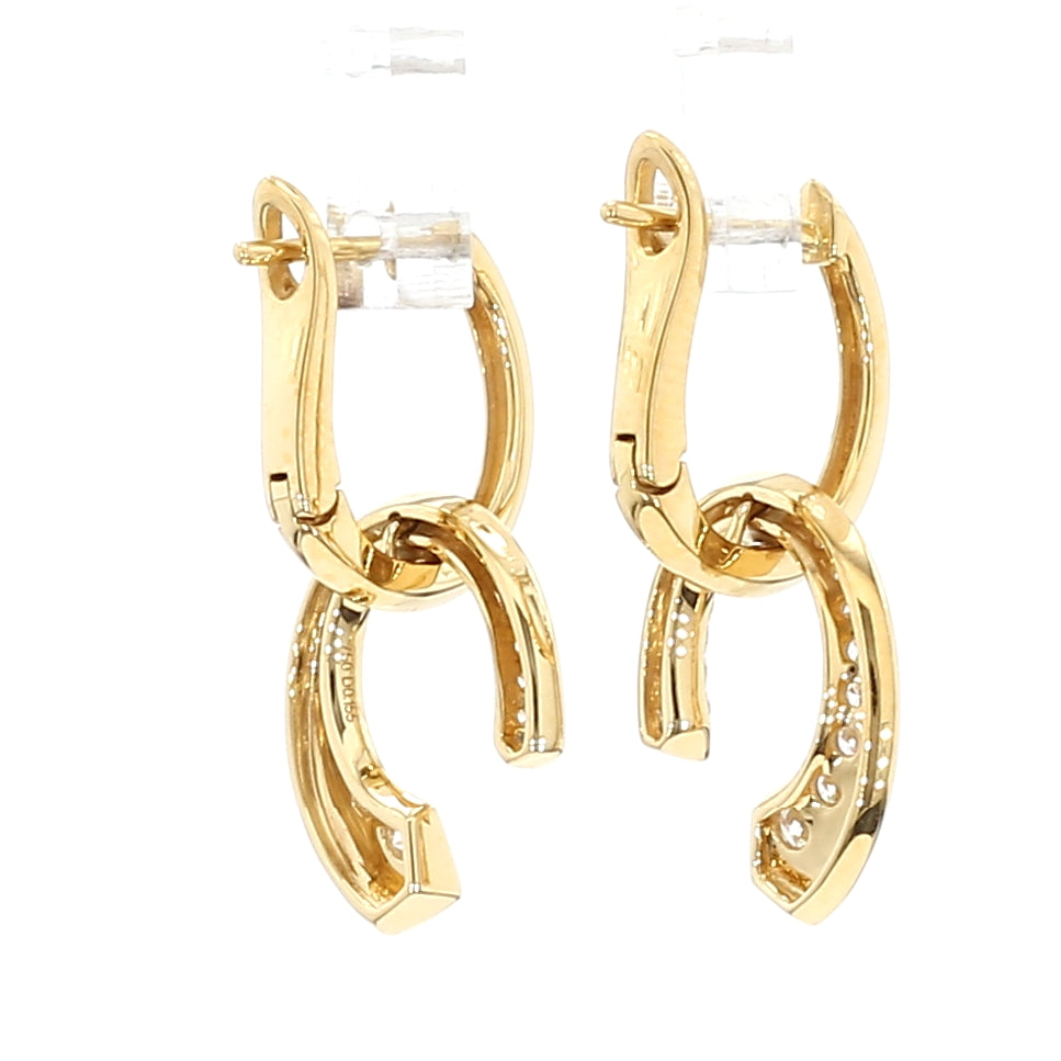 Natural White Round Diamond EARRING