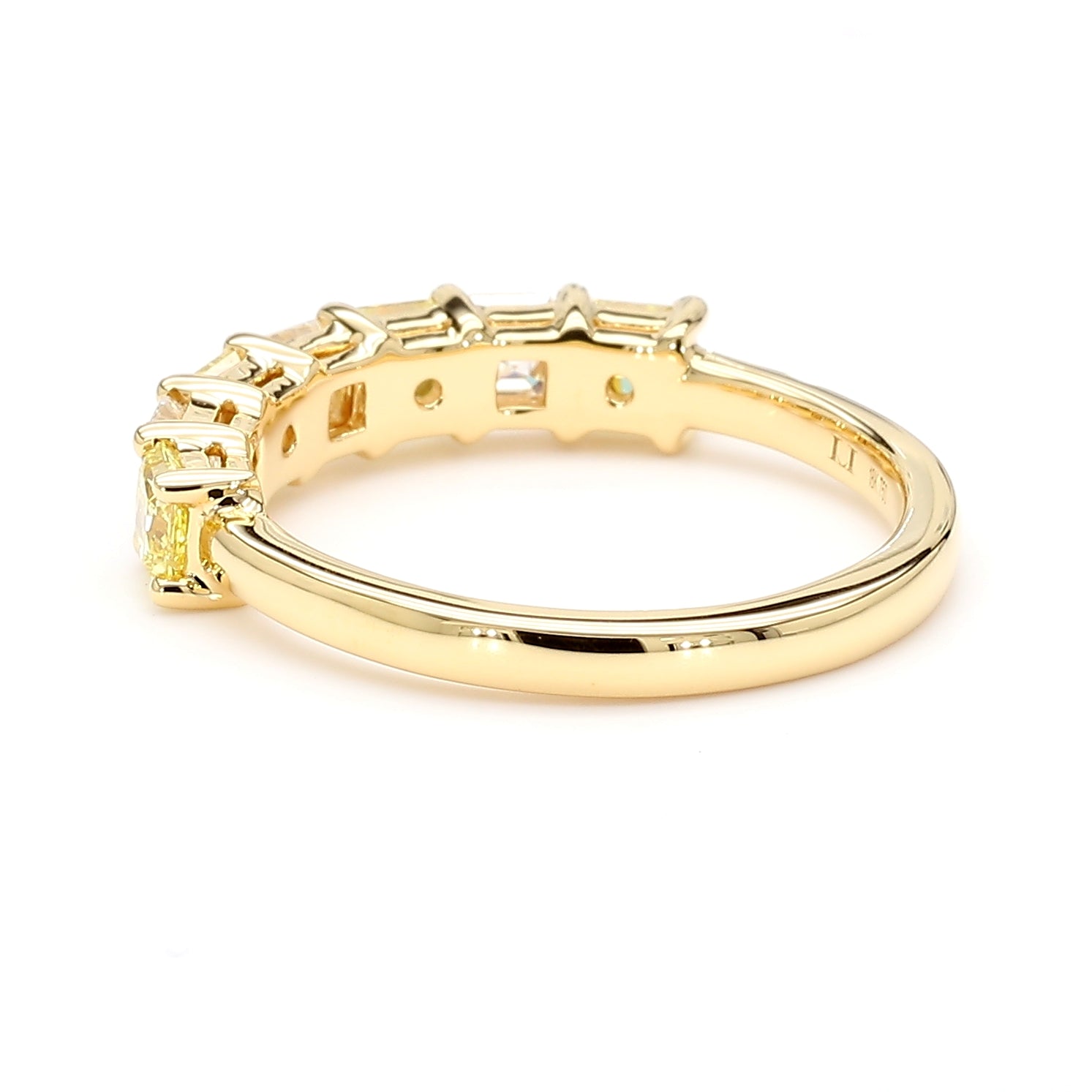 Natural Yellow Radiant Diamond RING