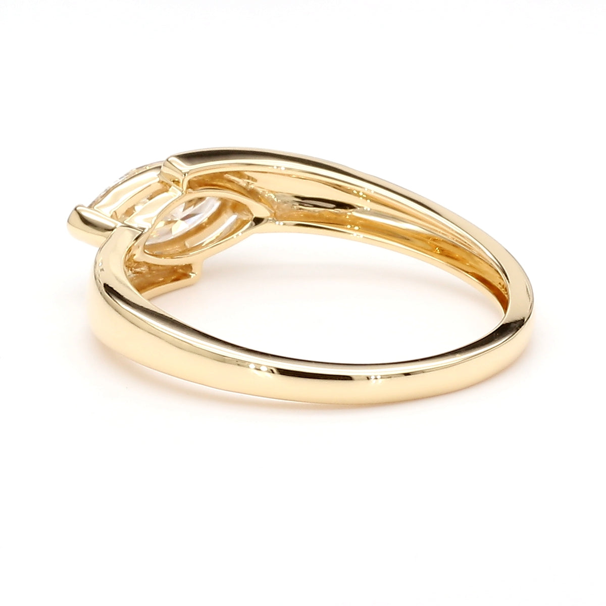 Natural White Marquise Diamond Ring