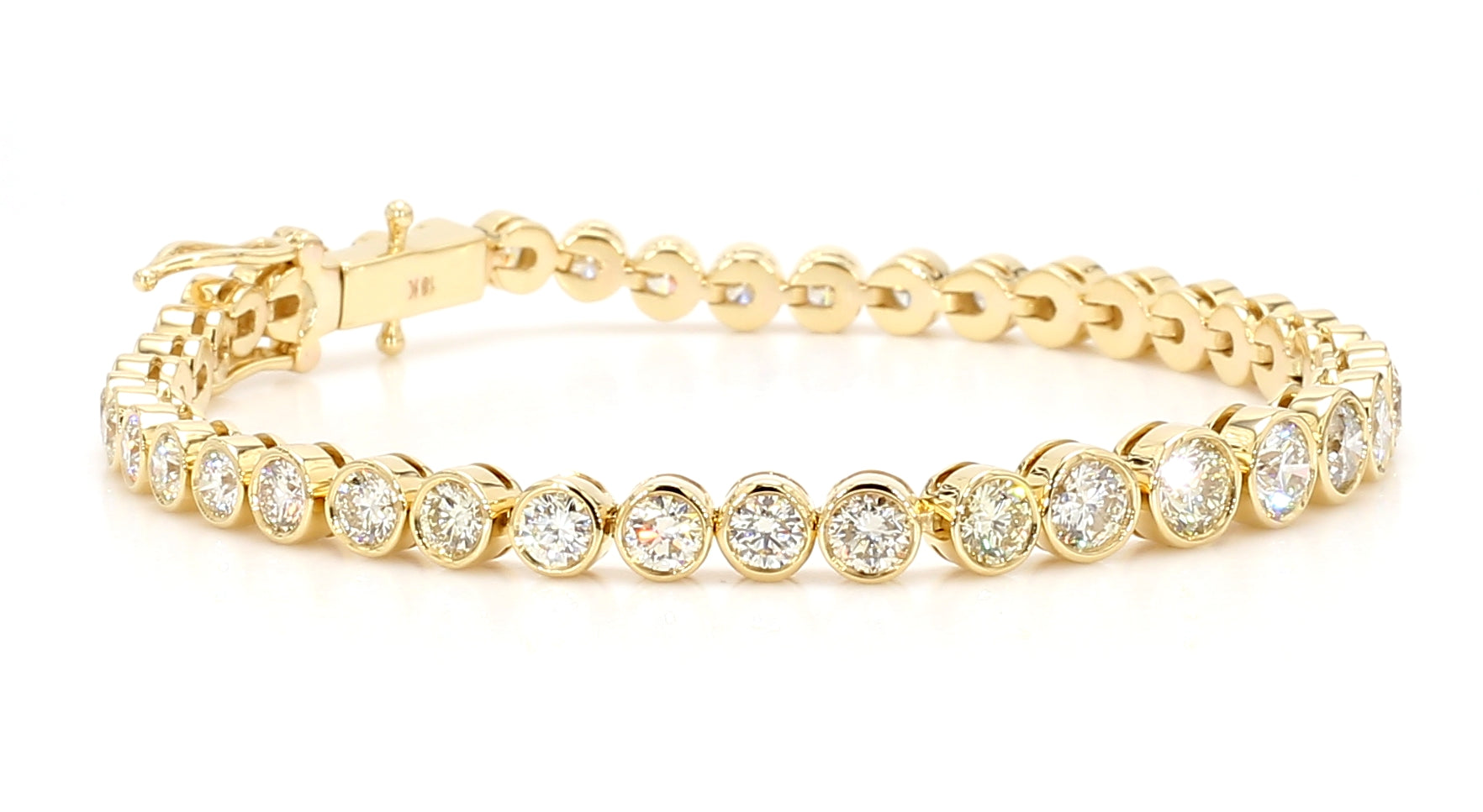 Natural White Round Diamond Bracelet