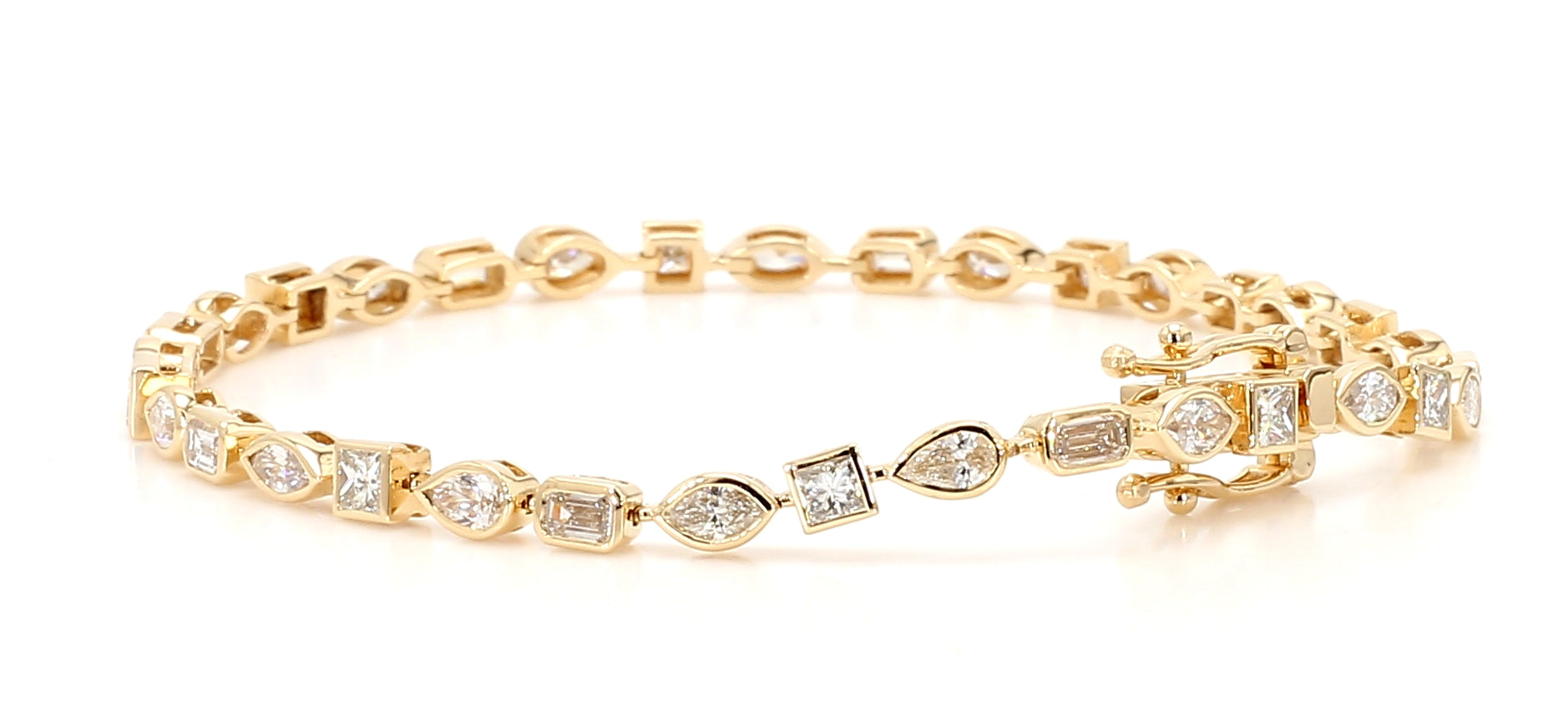 Natural White Mix Diamond Bracelet