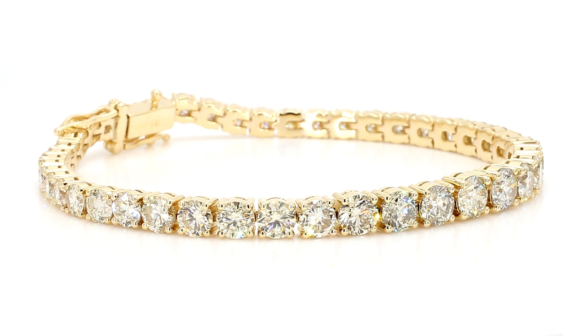 Natural White Round Diamond Bracelet