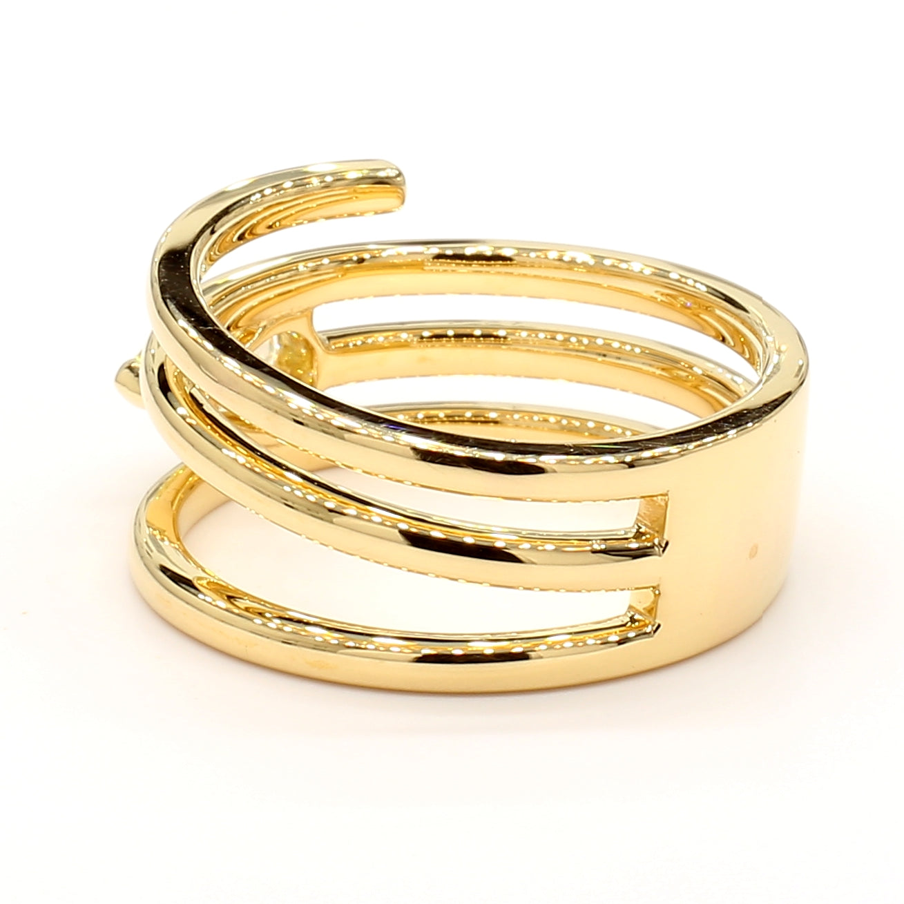 Natural Yellow Pear Diamond Ring product image 4