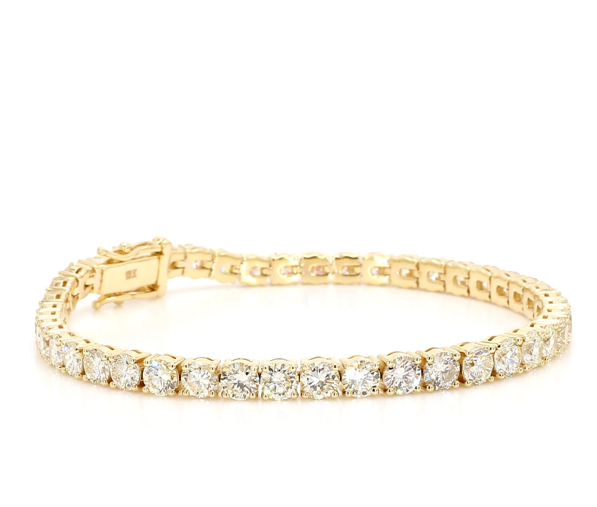 Natural White Round Diamond Bracelet
