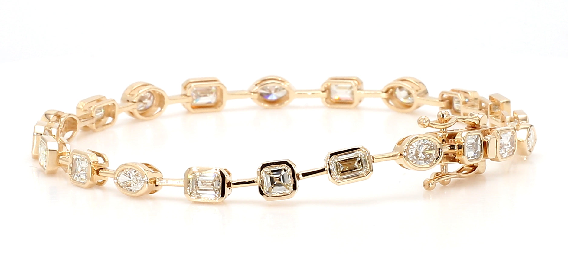 Natural White Mix Diamond Bracelet