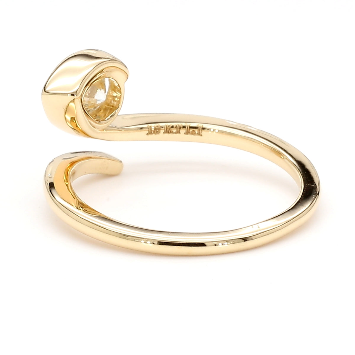 Natural White Pear Diamond Ring