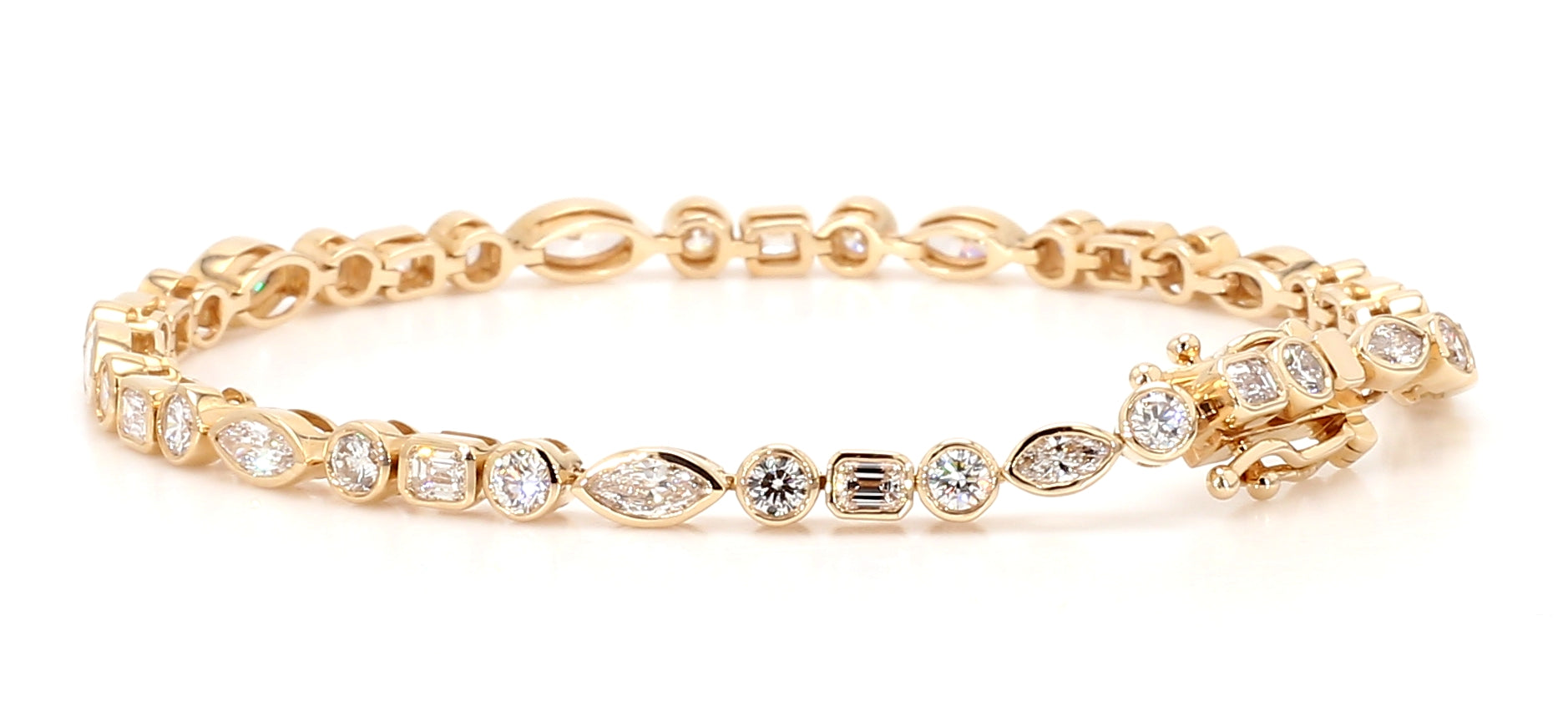 Natural White Mix Diamond Bracelet