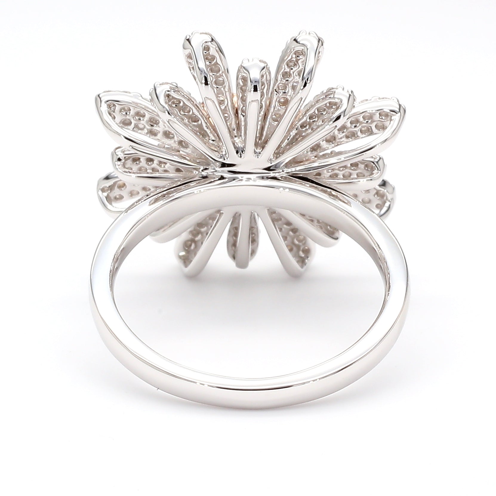 Natural Pink Cushion Diamond Ring Gia Certified