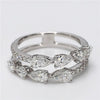 Natural Pear Diamond Spiral Band product image 3